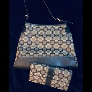 Nine West Handbag With Matching Wallet
